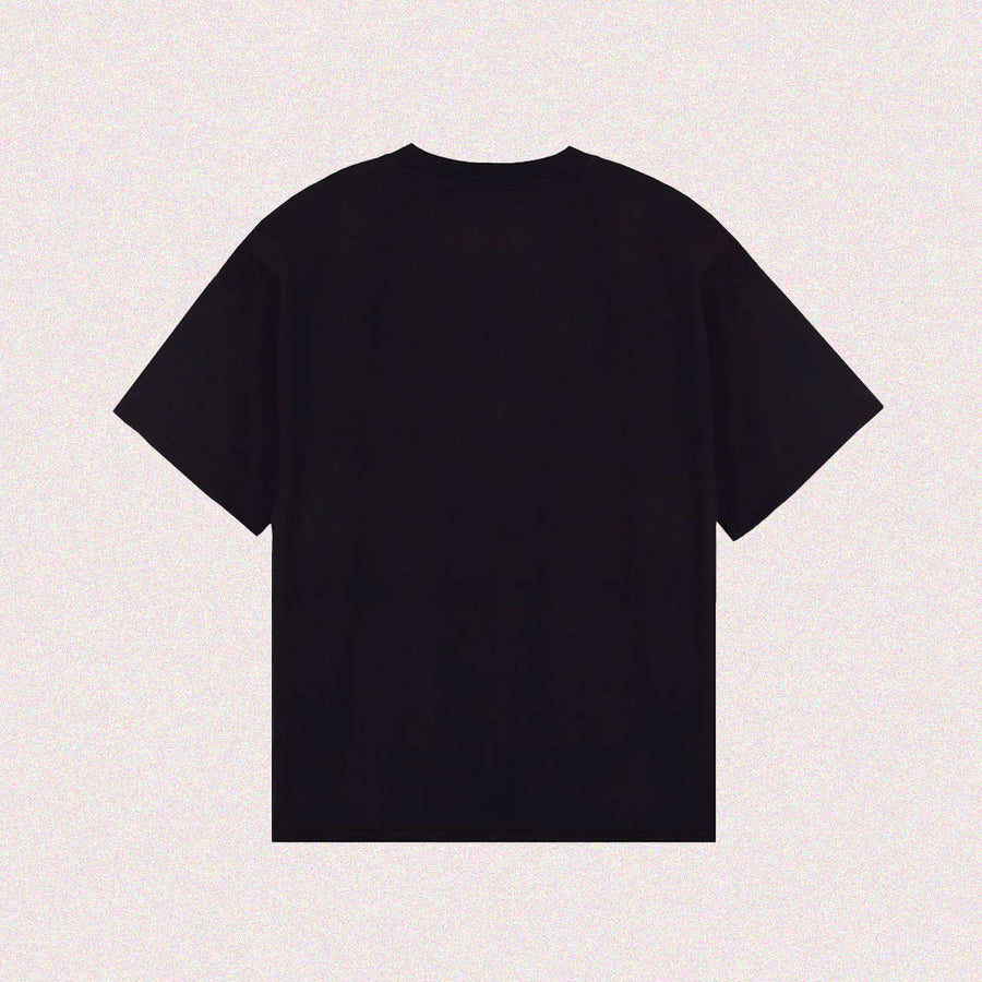 T-shirt black oversize "Essential"