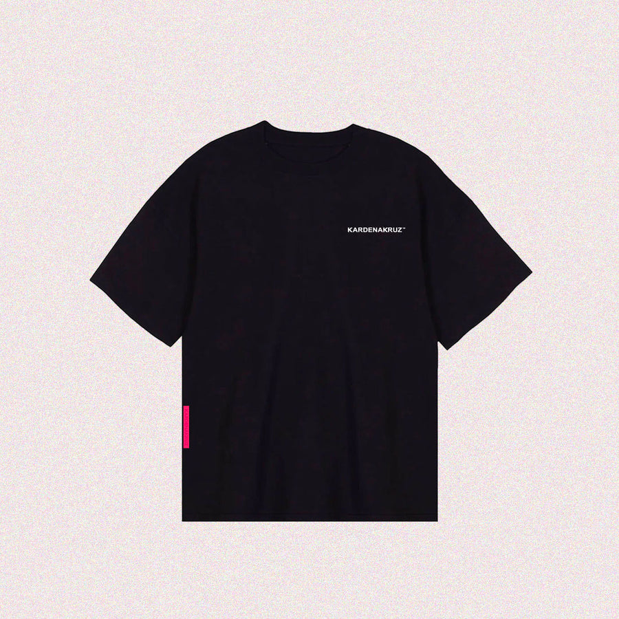 T-shirt black oversize "Essential"