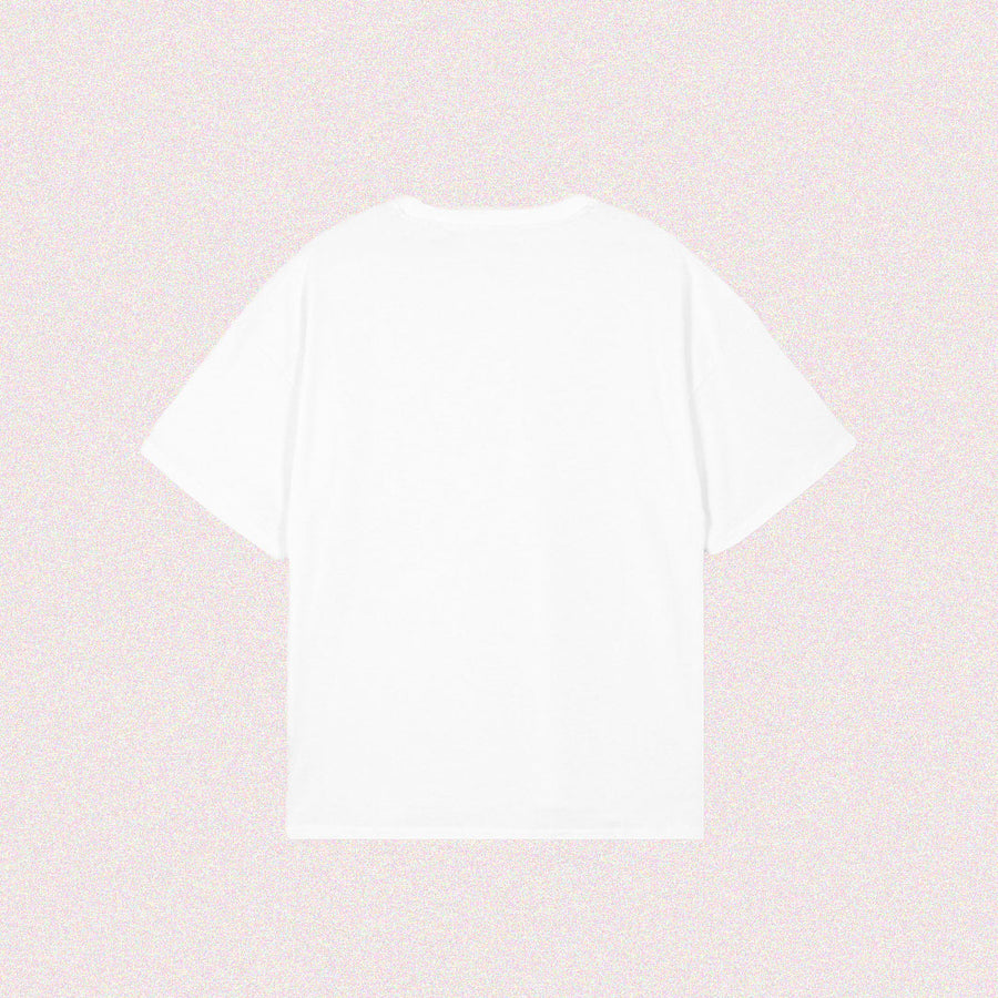 T-shirt white regular "graffiti"